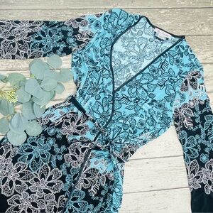 Linea Donatella Floral Lightweight Robe